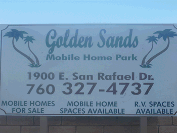 Palm Springs Mobile Home Park Golden Sands Mobile Home Park